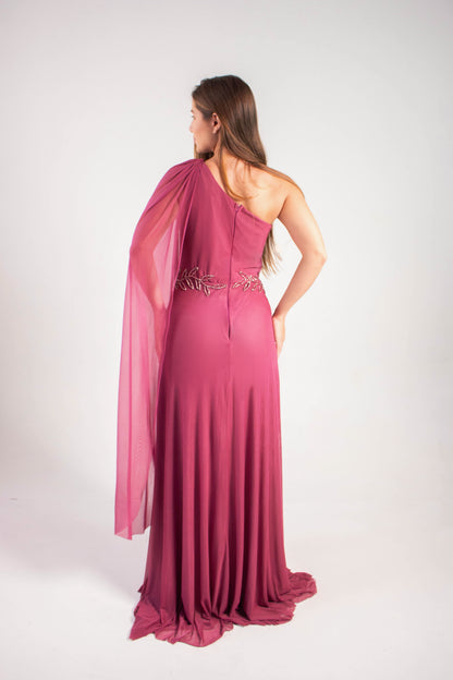 VESTIDO CLAMECY - Rosa Cereja