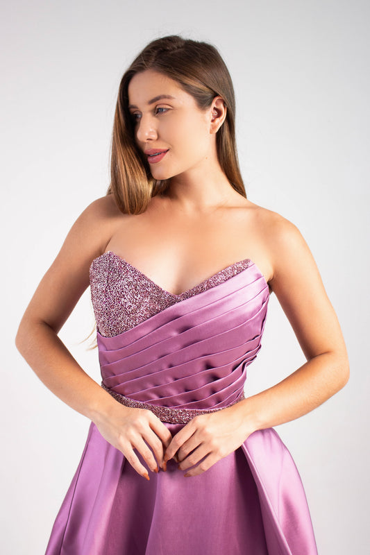 VESTIDO VANNES - Rosa Mauve