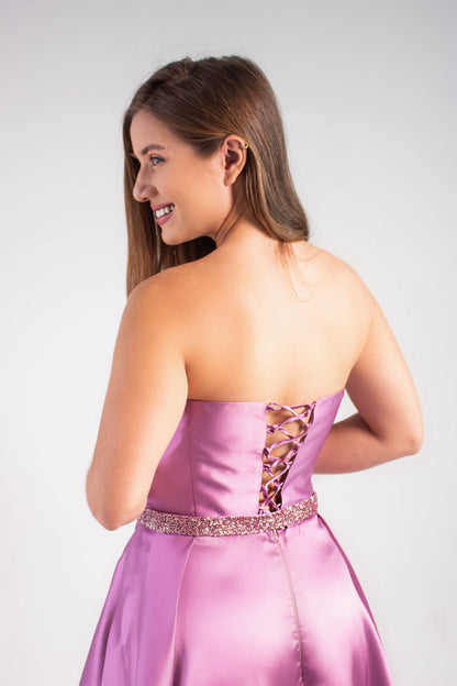 VESTIDO VANNES - Rosa Mauve