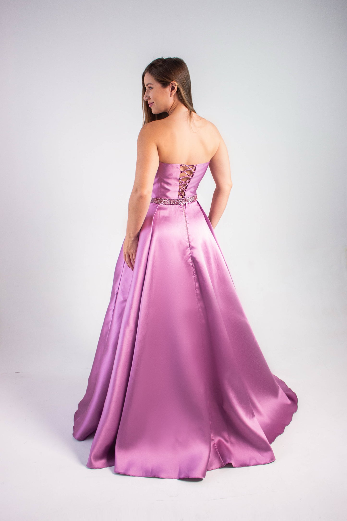 VESTIDO VANNES - Rosa Mauve
