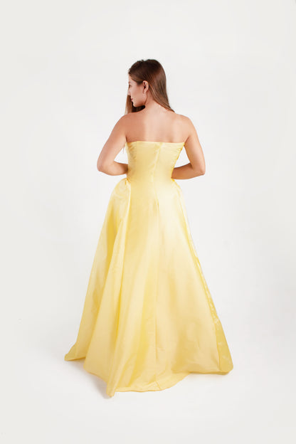 VESTIDO BRAGANÇA - Amarelo
