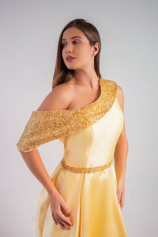 VESTIDO ARBOIS - Amarelo