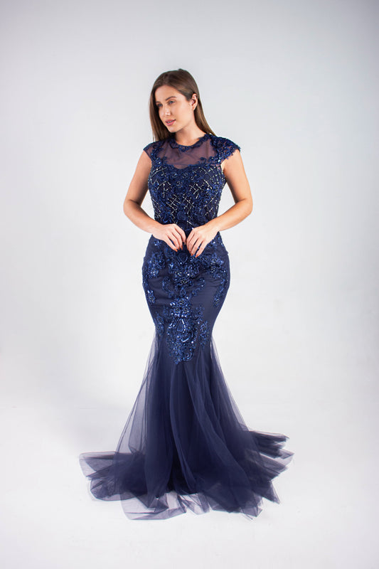 VESTIDO RODEZ - Azul Marinho