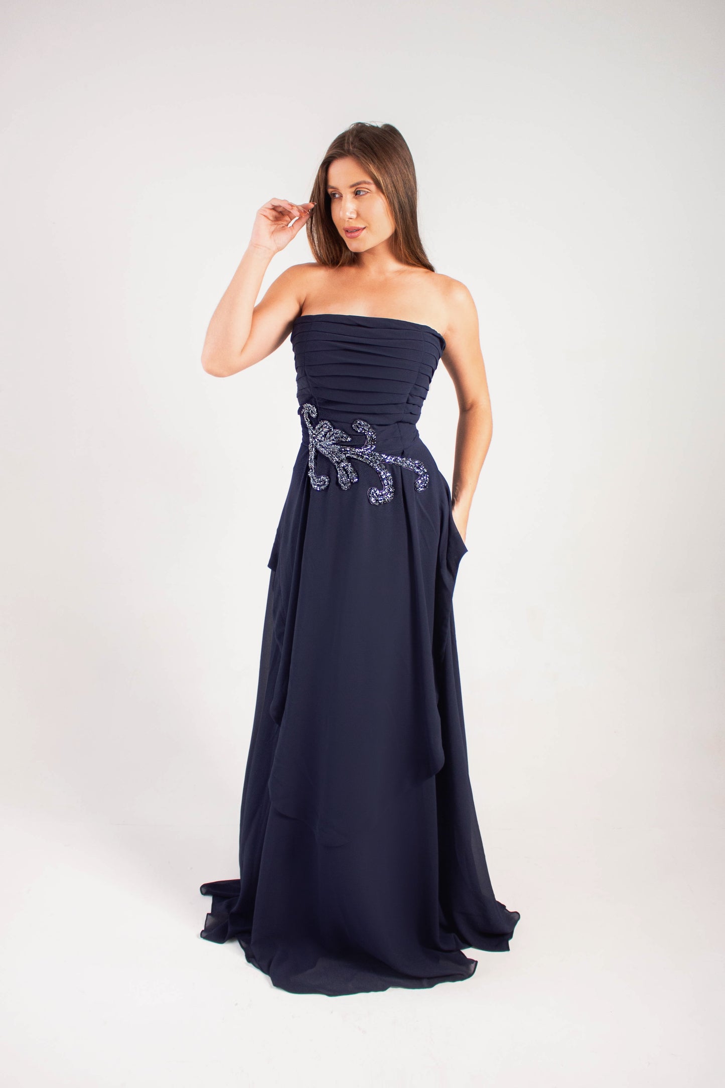 VESTIDO PORTOFINO - Azul Marinho