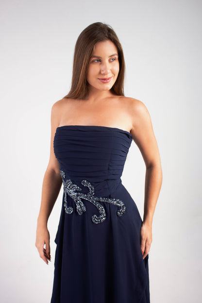 VESTIDO PORTOFINO - Azul Marinho