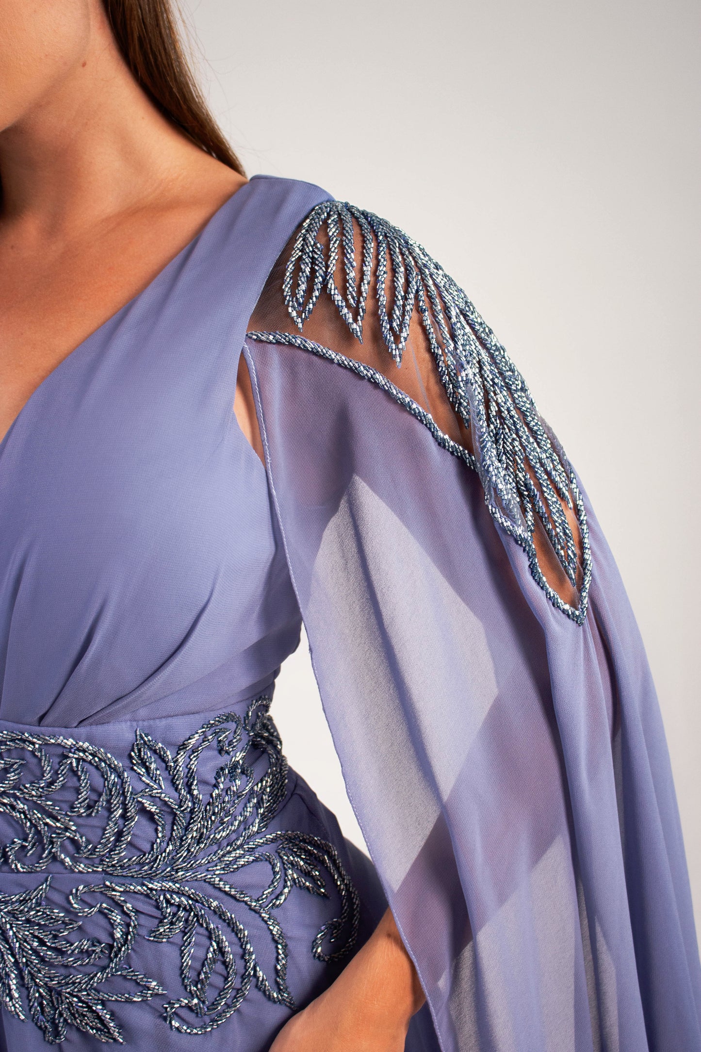 VESTIDO LOURDES - Azul Serenity