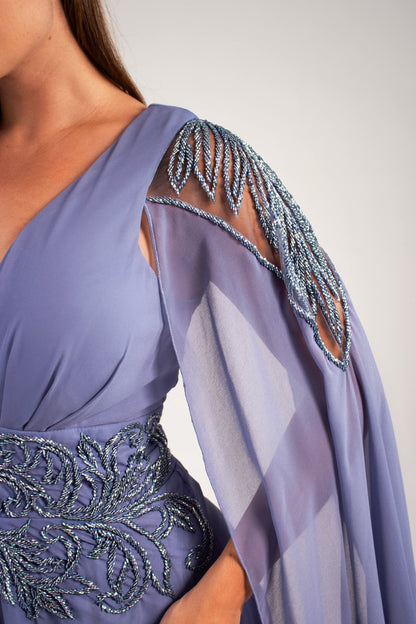 VESTIDO LOURDES - Azul Serenity