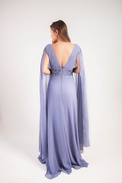 VESTIDO LOURDES - Azul Serenity