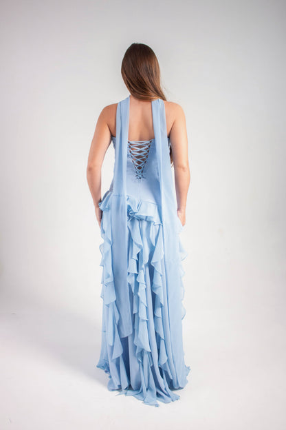 VESTIDO MARBELLA - Azul Serenity