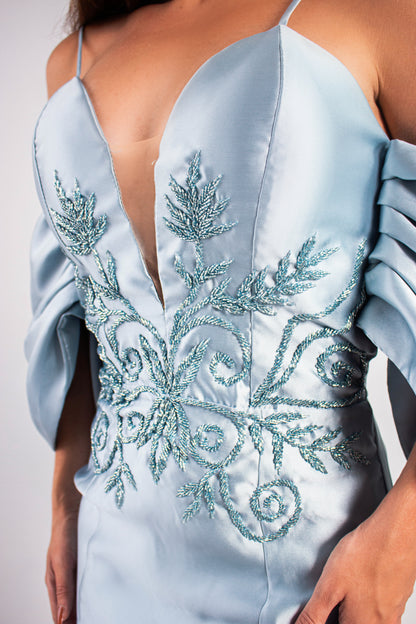 VESTIDO EPERNAY - Azul Serenity