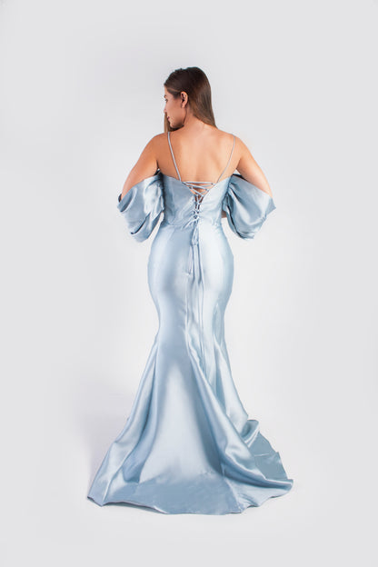 VESTIDO EPERNAY - Azul Serenity