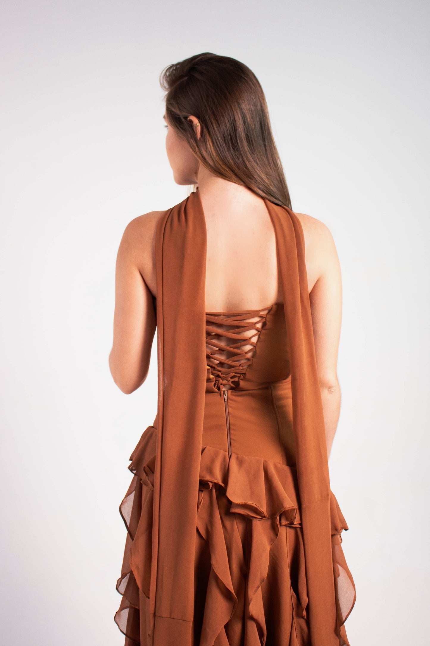 VESTIDO MARBELLA - Marrom