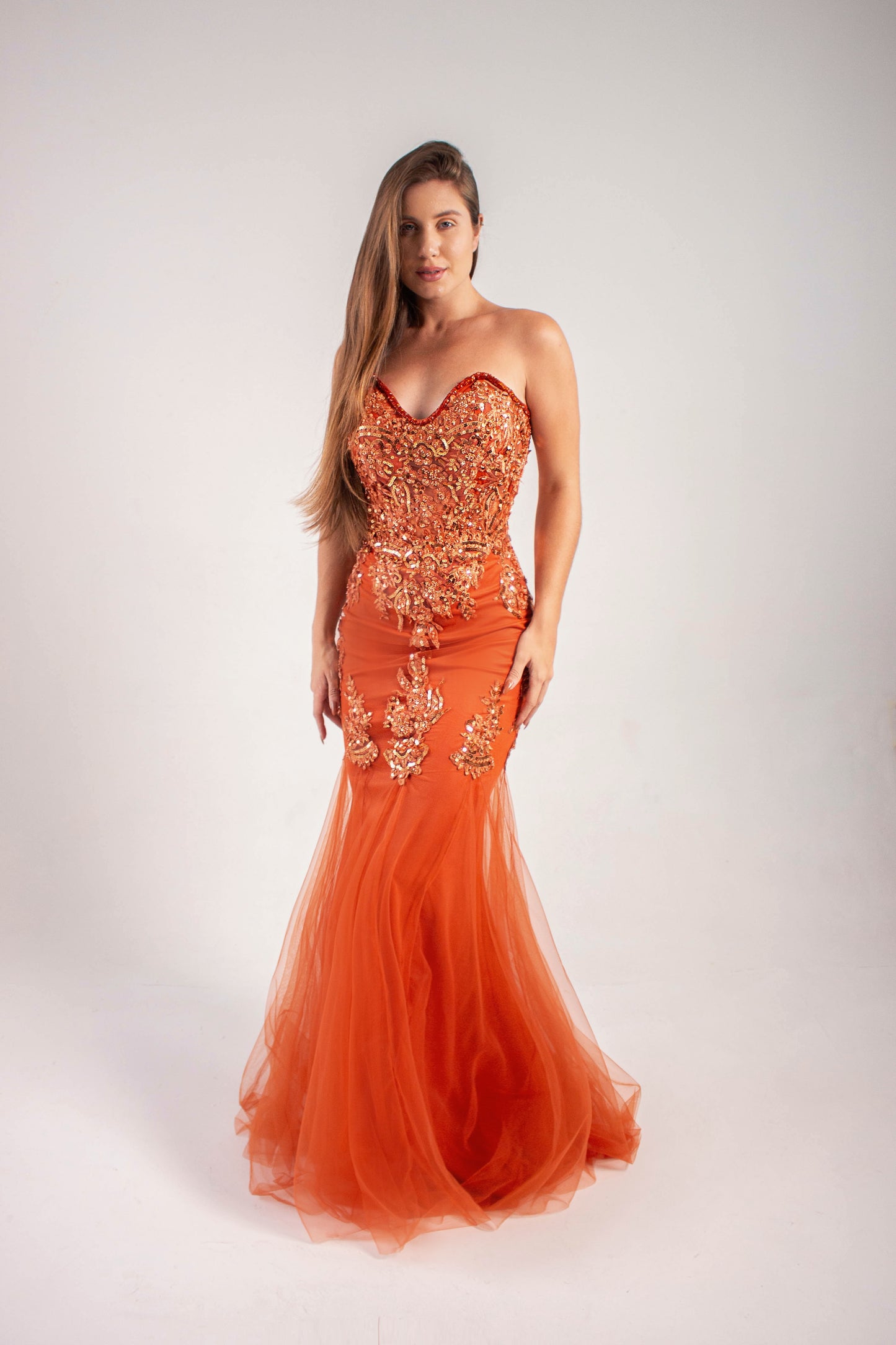 VESTIDO CALAIS - Terracota