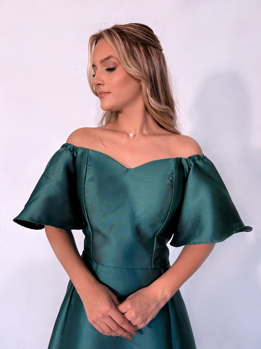 VESTIDO CELESTE