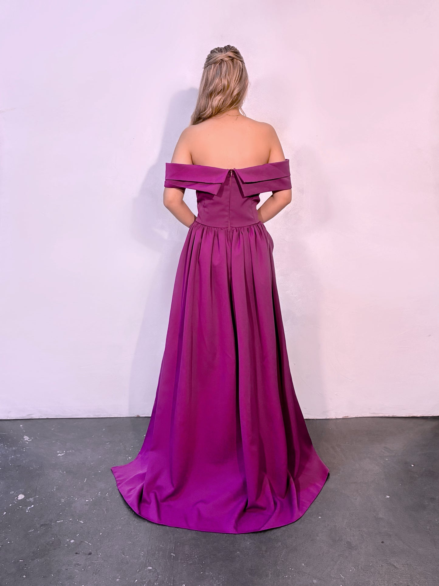 VESTIDO BORDEAUX