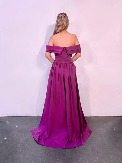 VESTIDO BORDEAUX