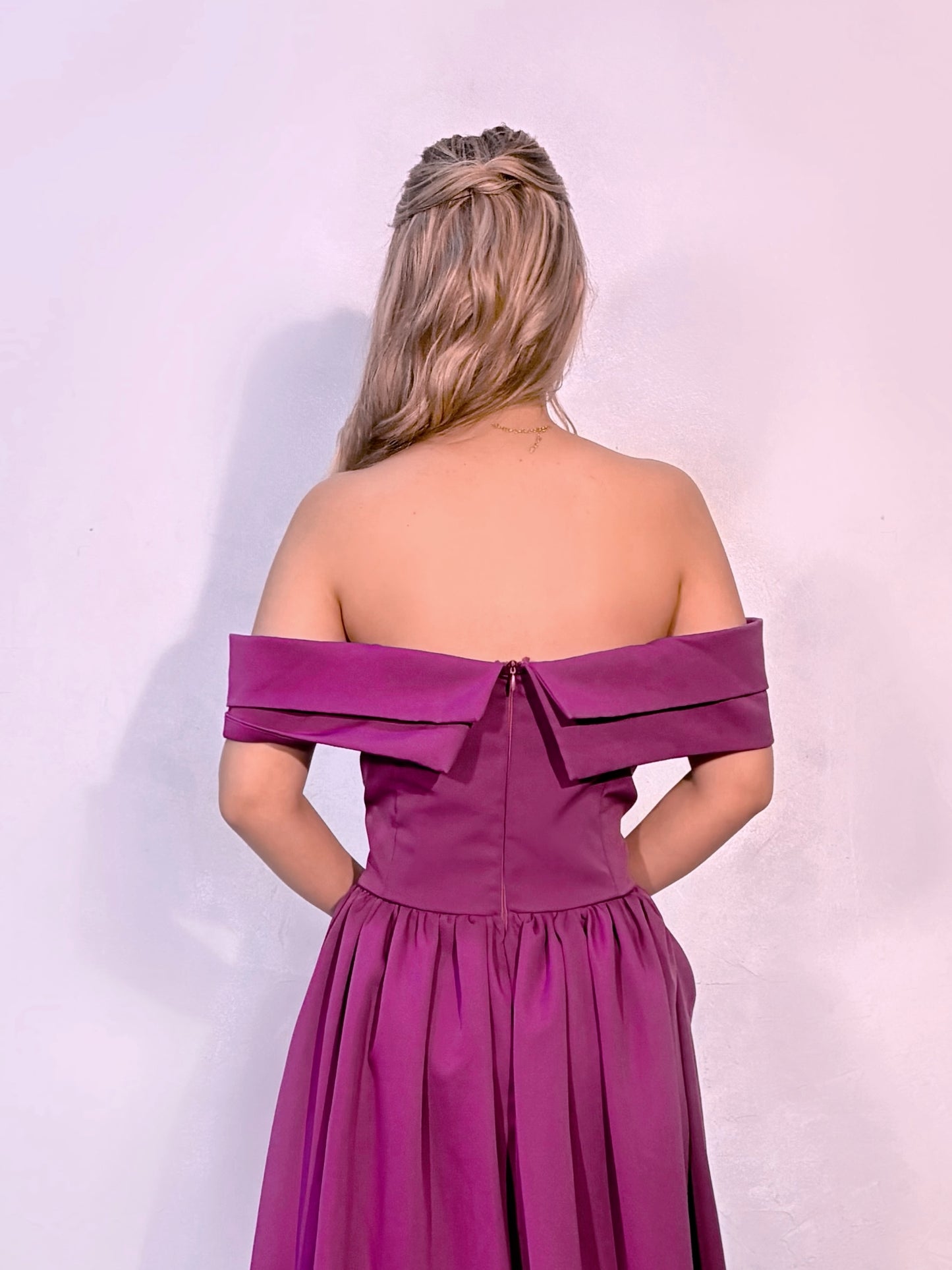 VESTIDO BORDEAUX