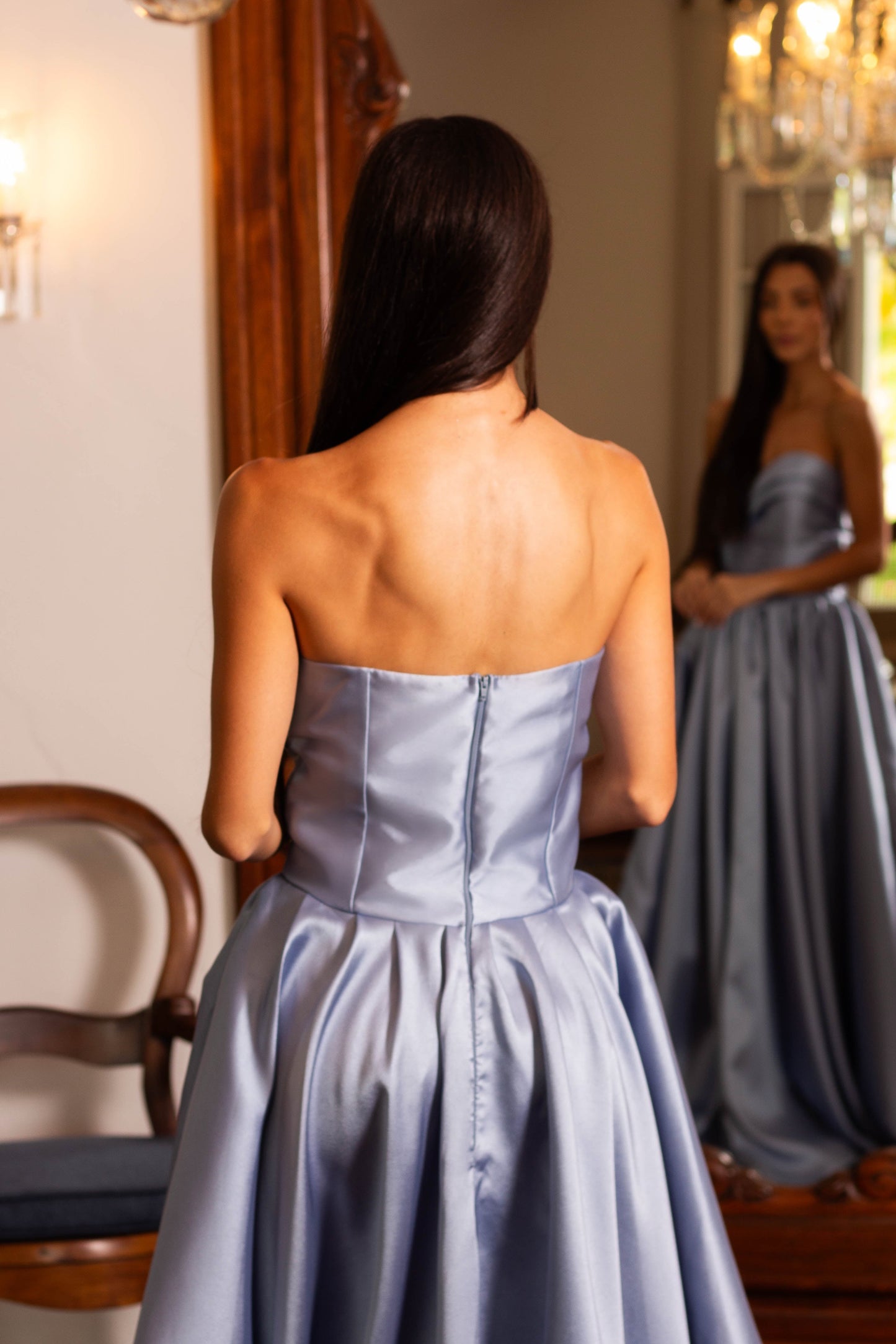 VESTIDO DIAMANTINA - Azul Serenity