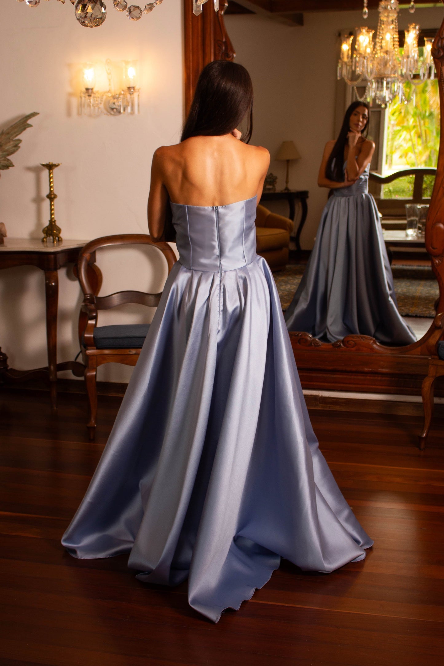 VESTIDO DIAMANTINA - Azul Serenity