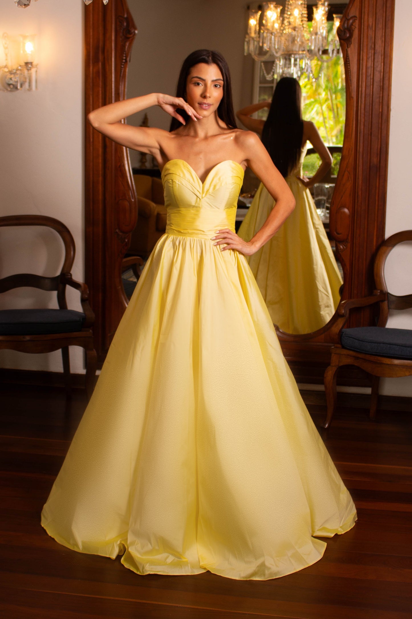 VESTIDO DIAMANTINA - Amarelo
