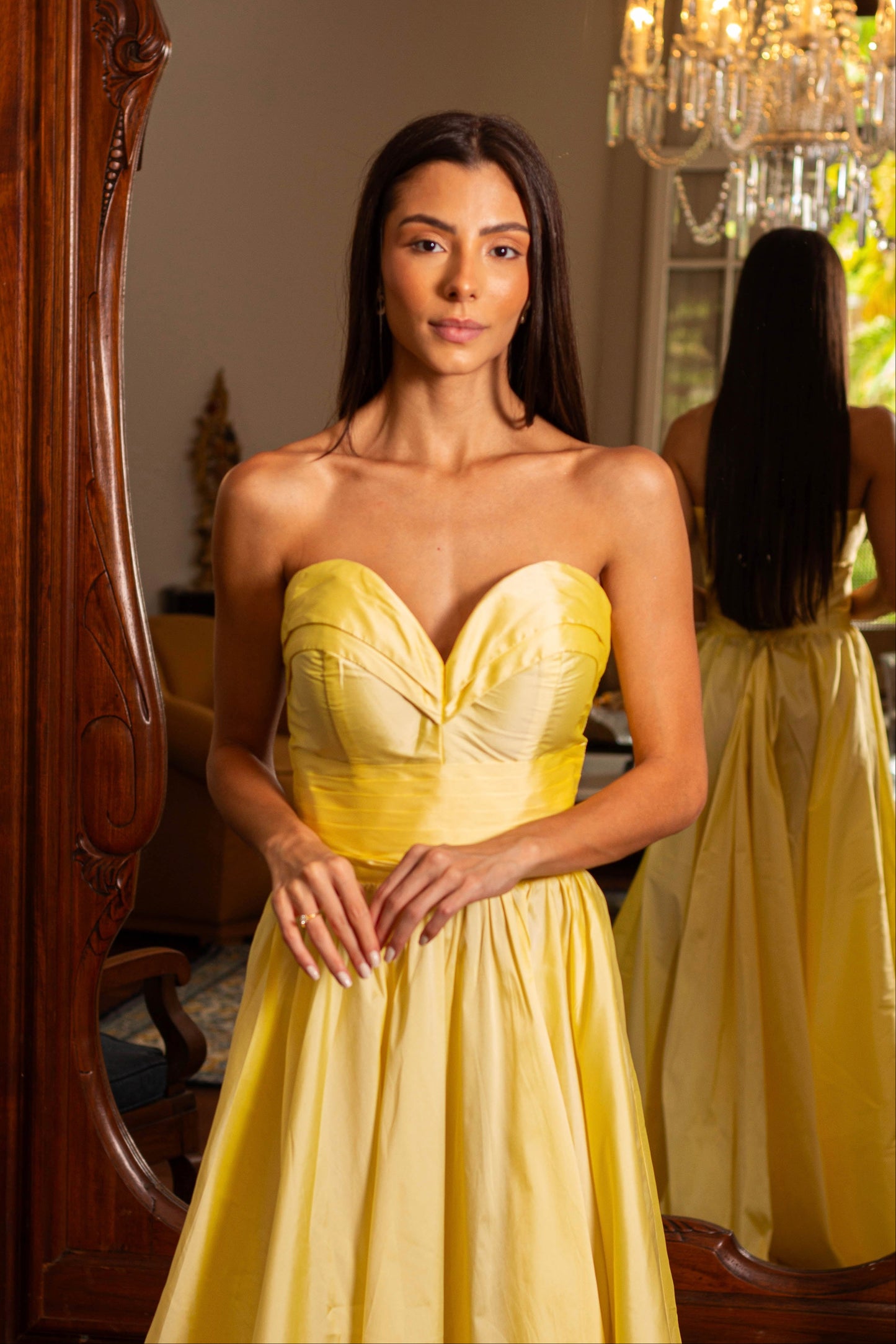 VESTIDO DIAMANTINA - Amarelo