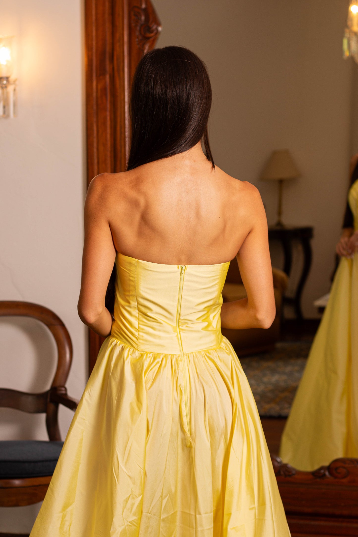 VESTIDO DIAMANTINA - Amarelo