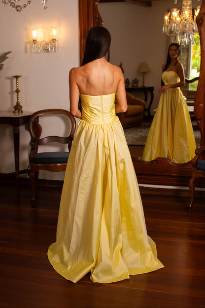VESTIDO DIAMANTINA - Amarelo