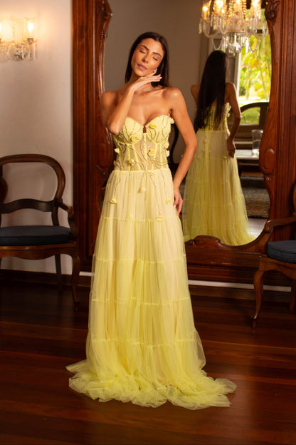 VESTIDO CARMEL - Amarelo