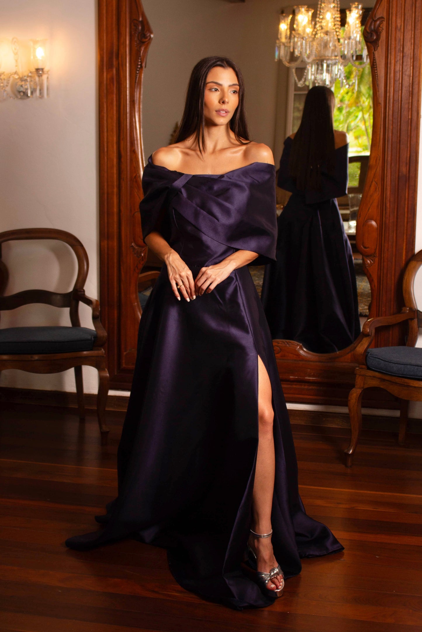 VESTIDO AVALON - Azul Marinho