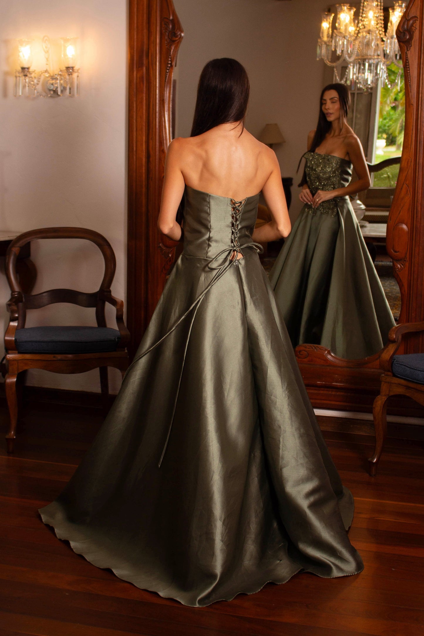 VESTIDO PISA - Verde Oliva