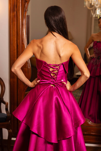 VESTIDO SANTORINI - Fúcsia