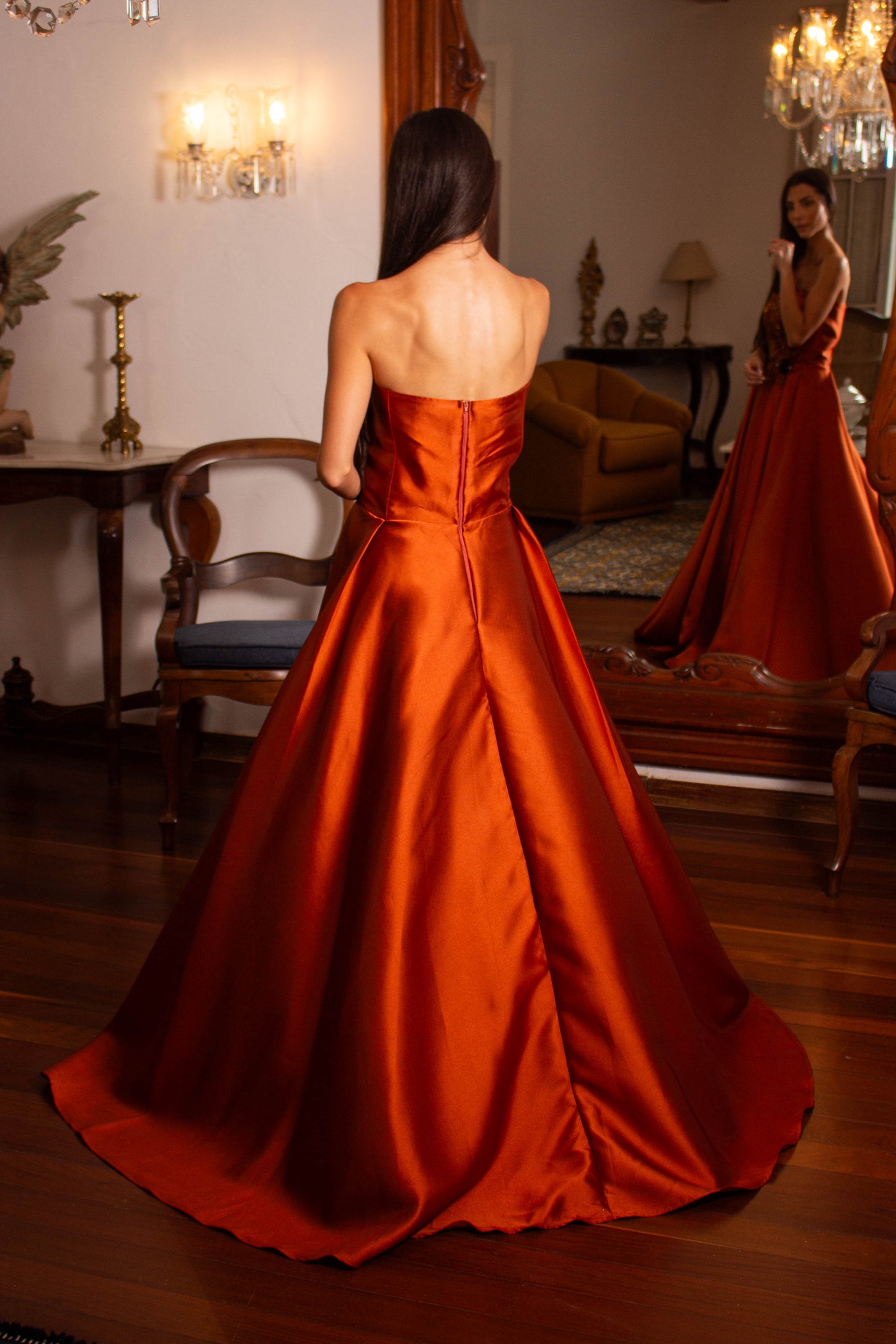 VESTIDO XANGAI - Terracota