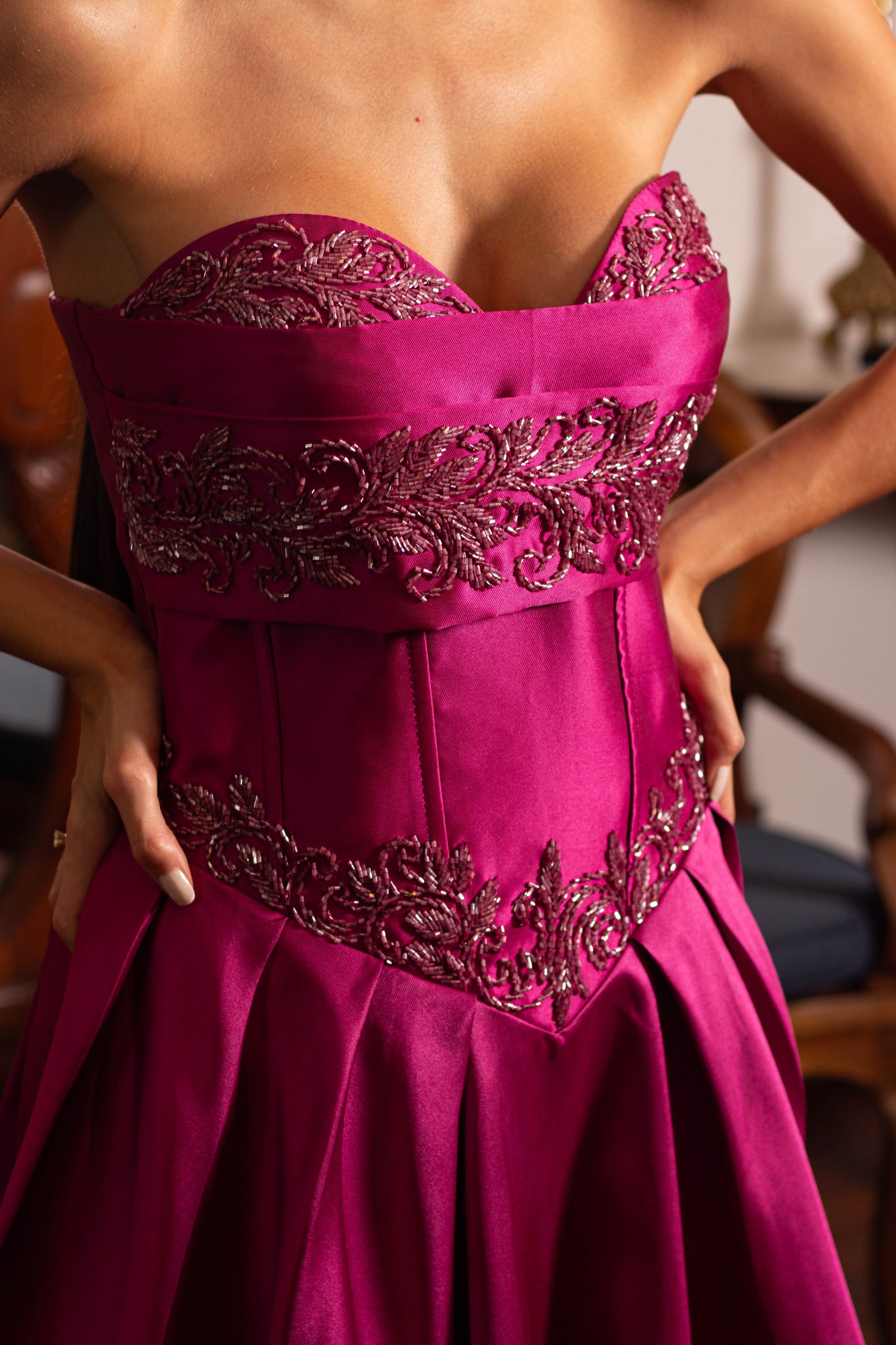 VESTIDO FLORENÇA - Fúcsia