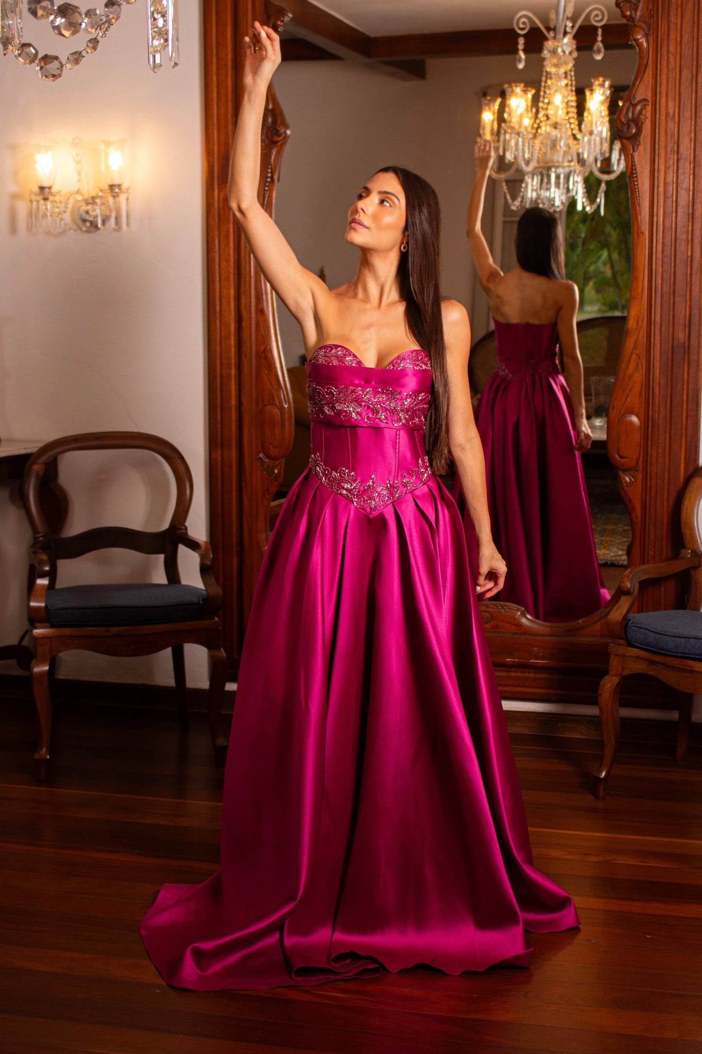 VESTIDO FLORENÇA - Fúcsia