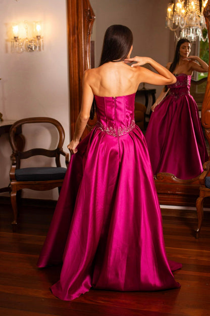 VESTIDO FLORENÇA - Fúcsia