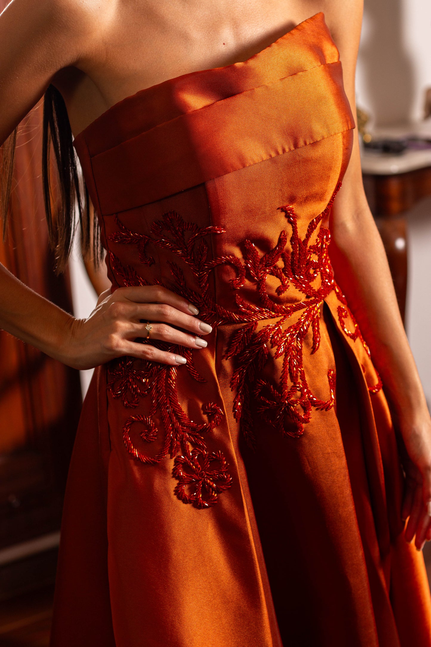 VESTIDO NARA - Terracota