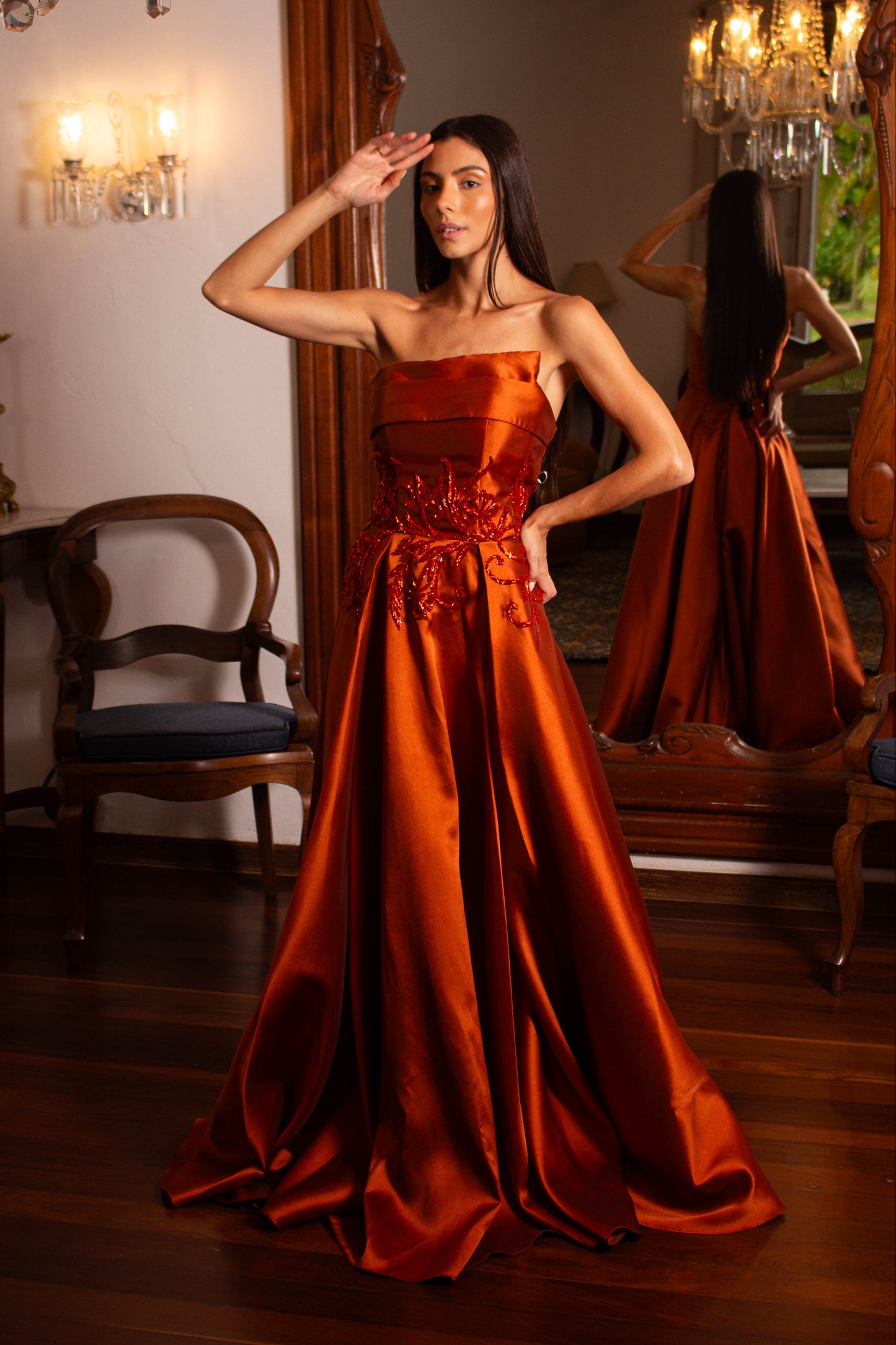 VESTIDO NARA - Terracota