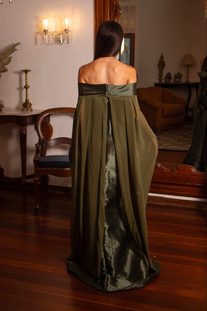 VESTIDO GENEBRA - Verde Oliva