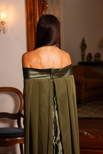 VESTIDO GENEBRA - Verde Oliva