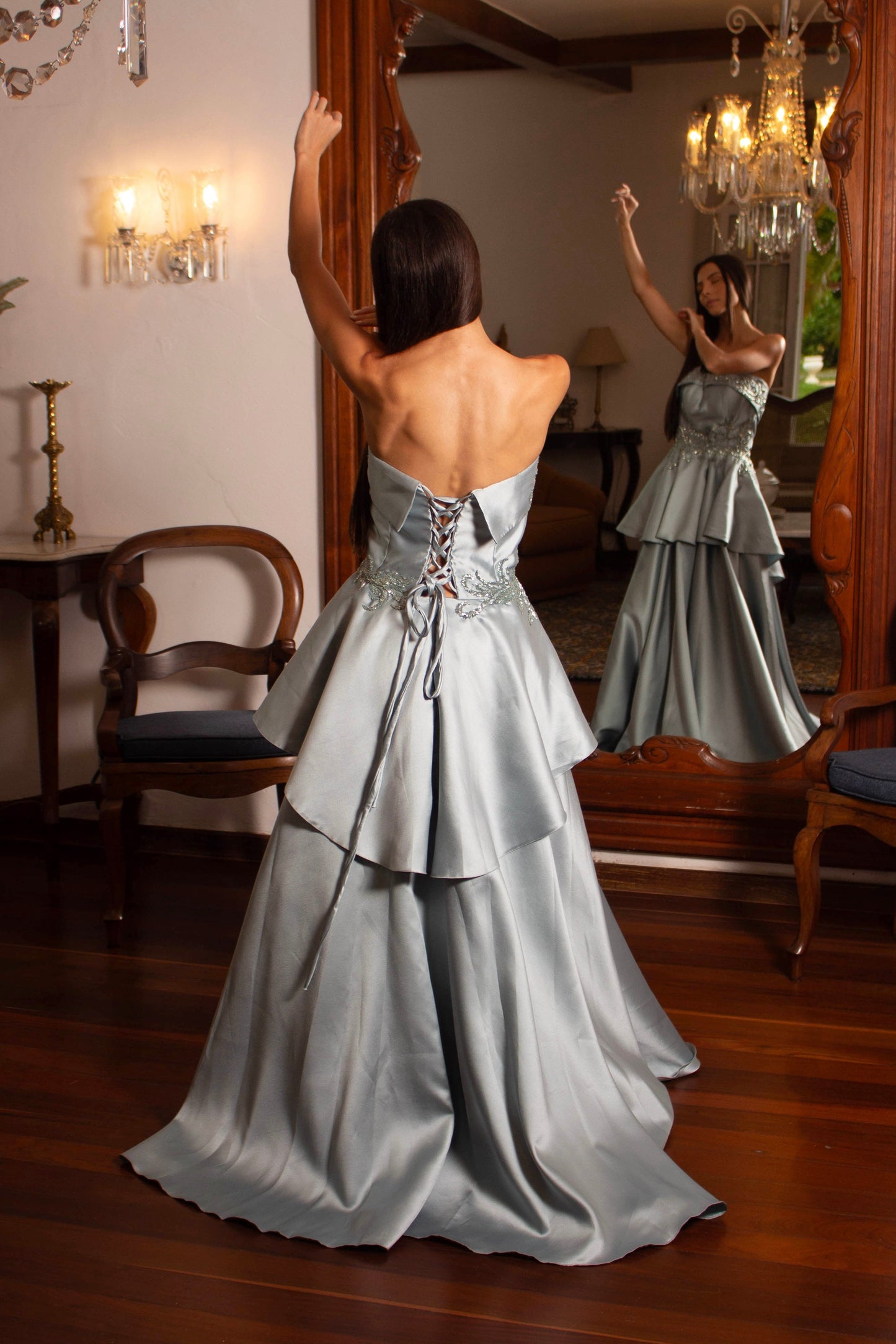 VESTIDO SANTORINI - Azul Serenity