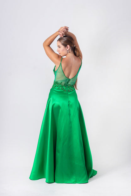 VESTIDO CHARTRES - Verde Bandeira