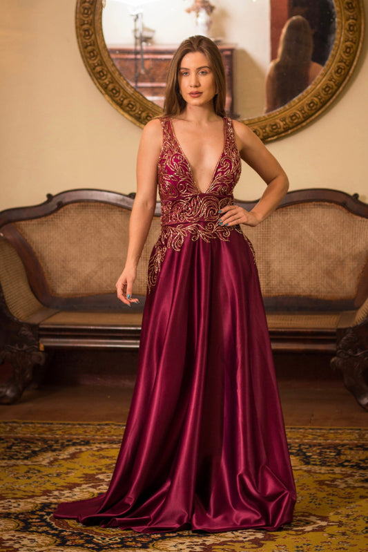 VESTIDO NANCY - Marsala