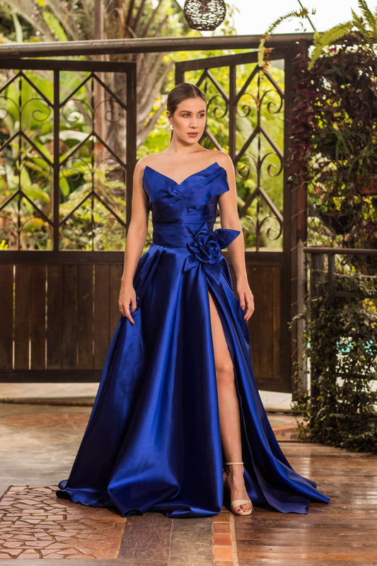 VESTIDO MANRESA - Azul Royal