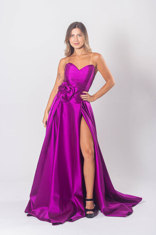 VESTIDO ONDARA - Fúcsia