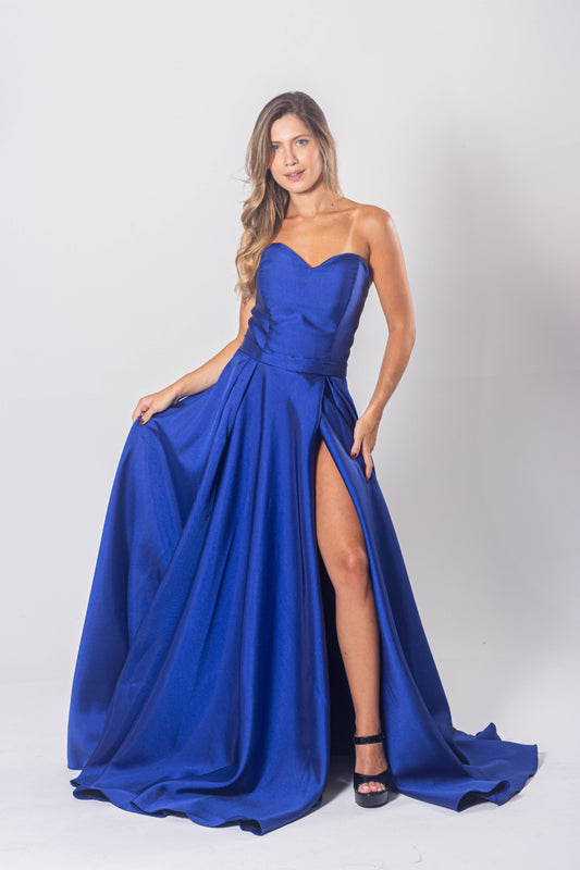 VESTIDO LINARES - Azul Royal