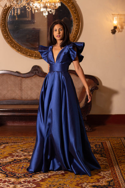 VESTIDO SEGÓVIA - Azul Royal