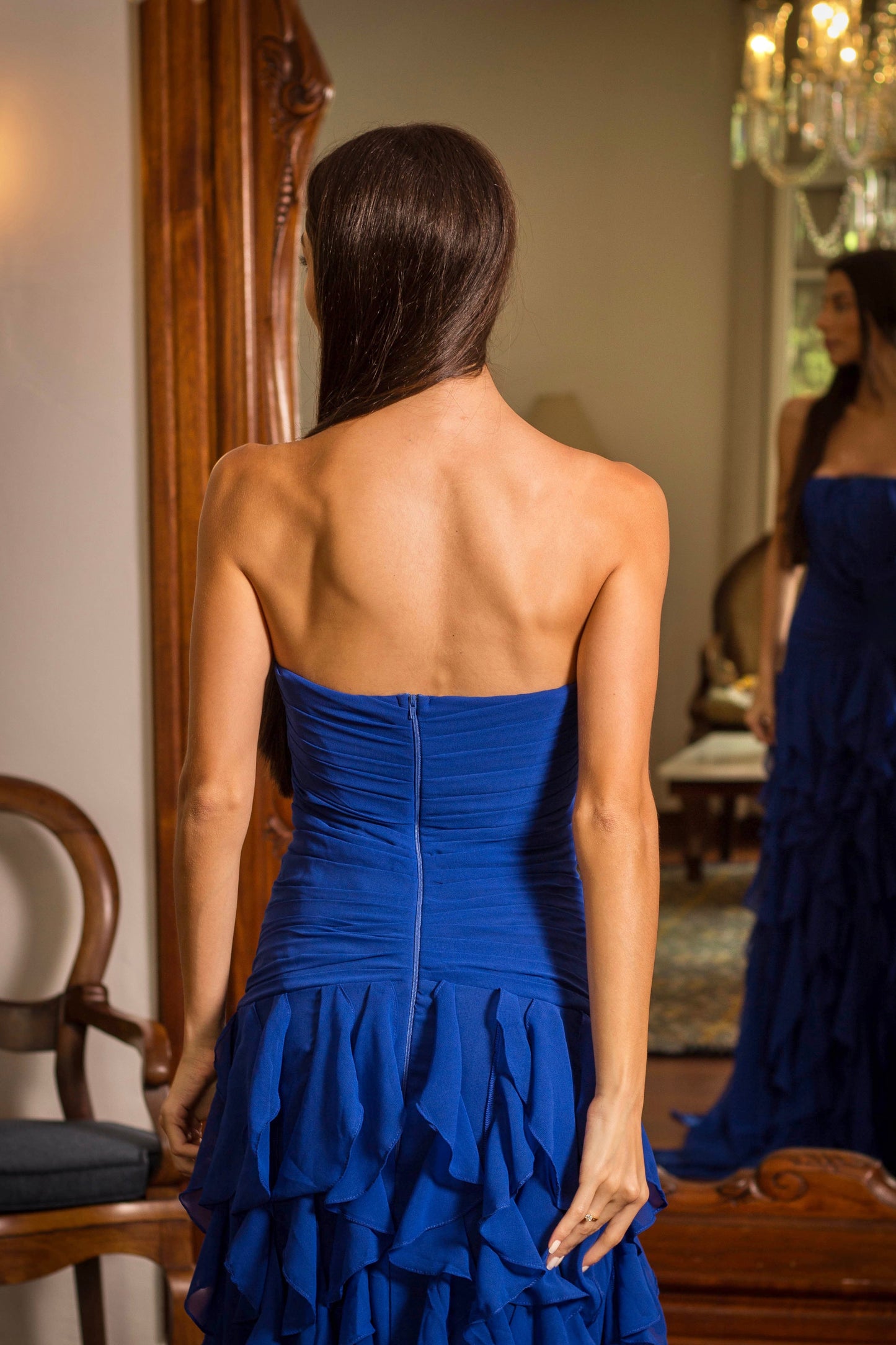 VESTIDO POSITANO - Azul Royal