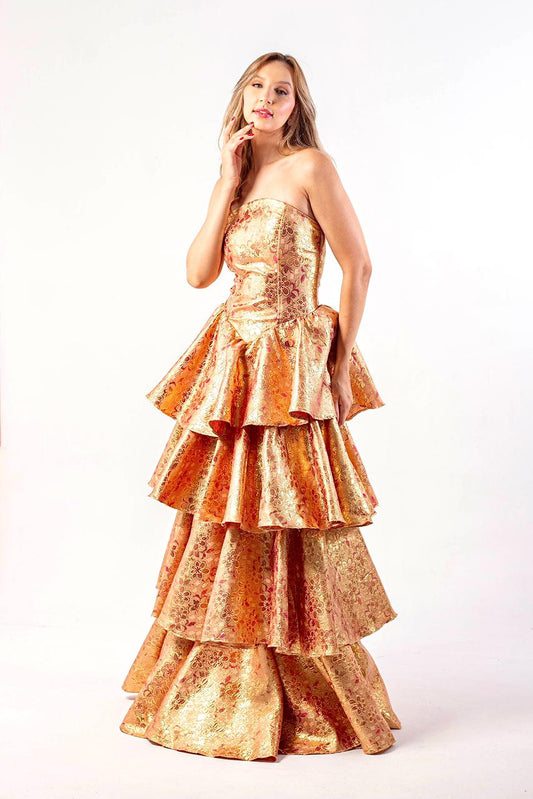 VESTIDO VANCOUVER - Dourado