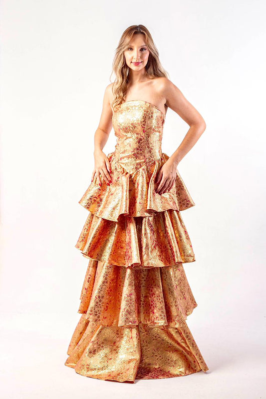 VESTIDO VANCOUVER - Dourado