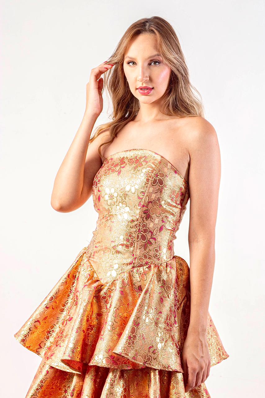 VESTIDO VANCOUVER - Dourado